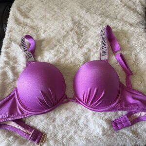 Shine Strap Bombshell Push-Up Bikini Top 34B